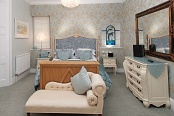 One of the Somerville's luxury bedrooms